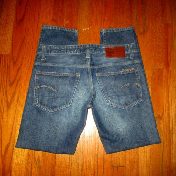 G-STAR RAW 3301 Selvedge Tapered Jeans Sz 34x31 - Picture 1 of 10